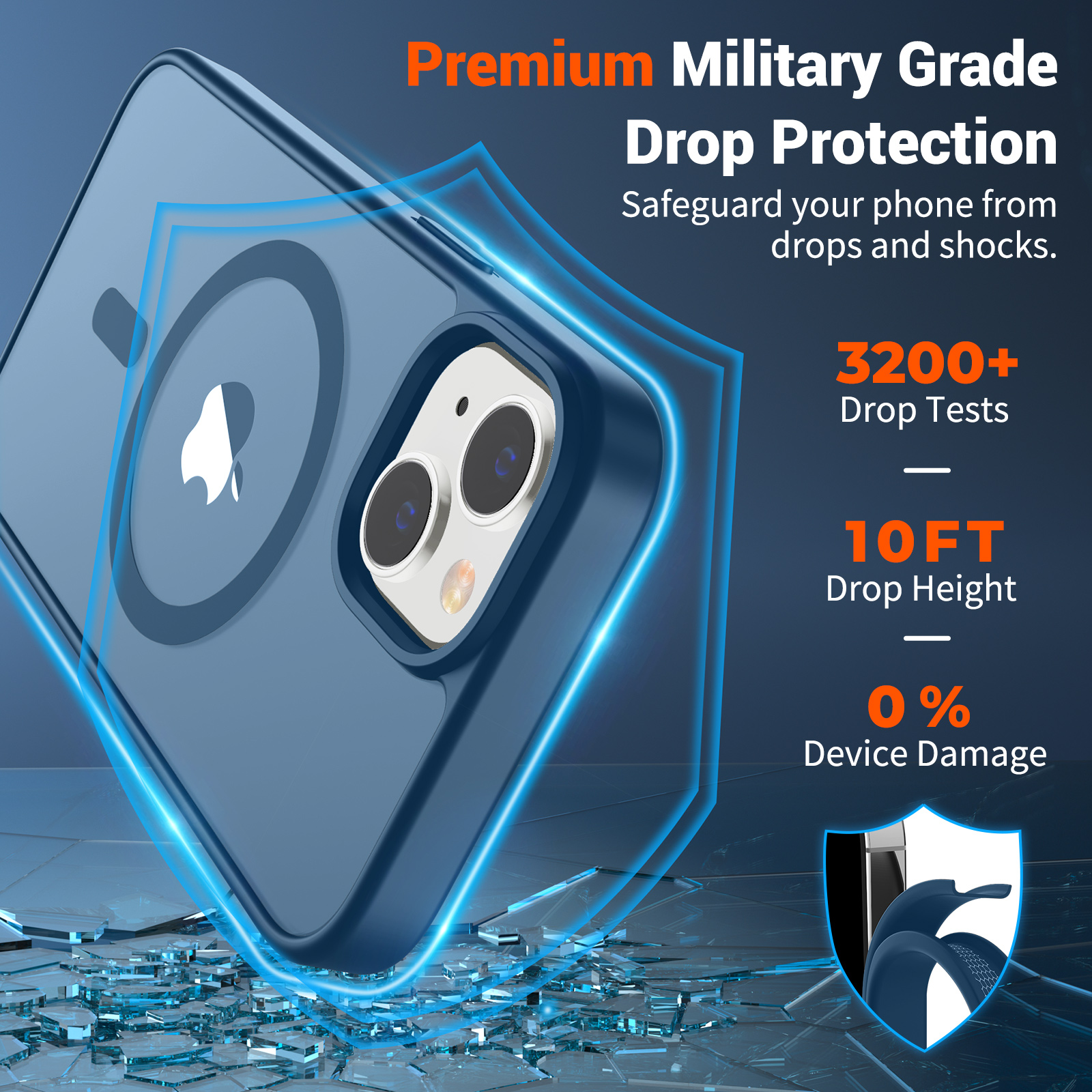 iPhone Case 13-14 blue - 图片 5