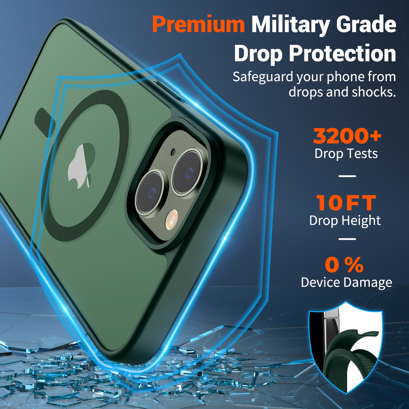 iPhone Case 13 -14 green - 图片 5