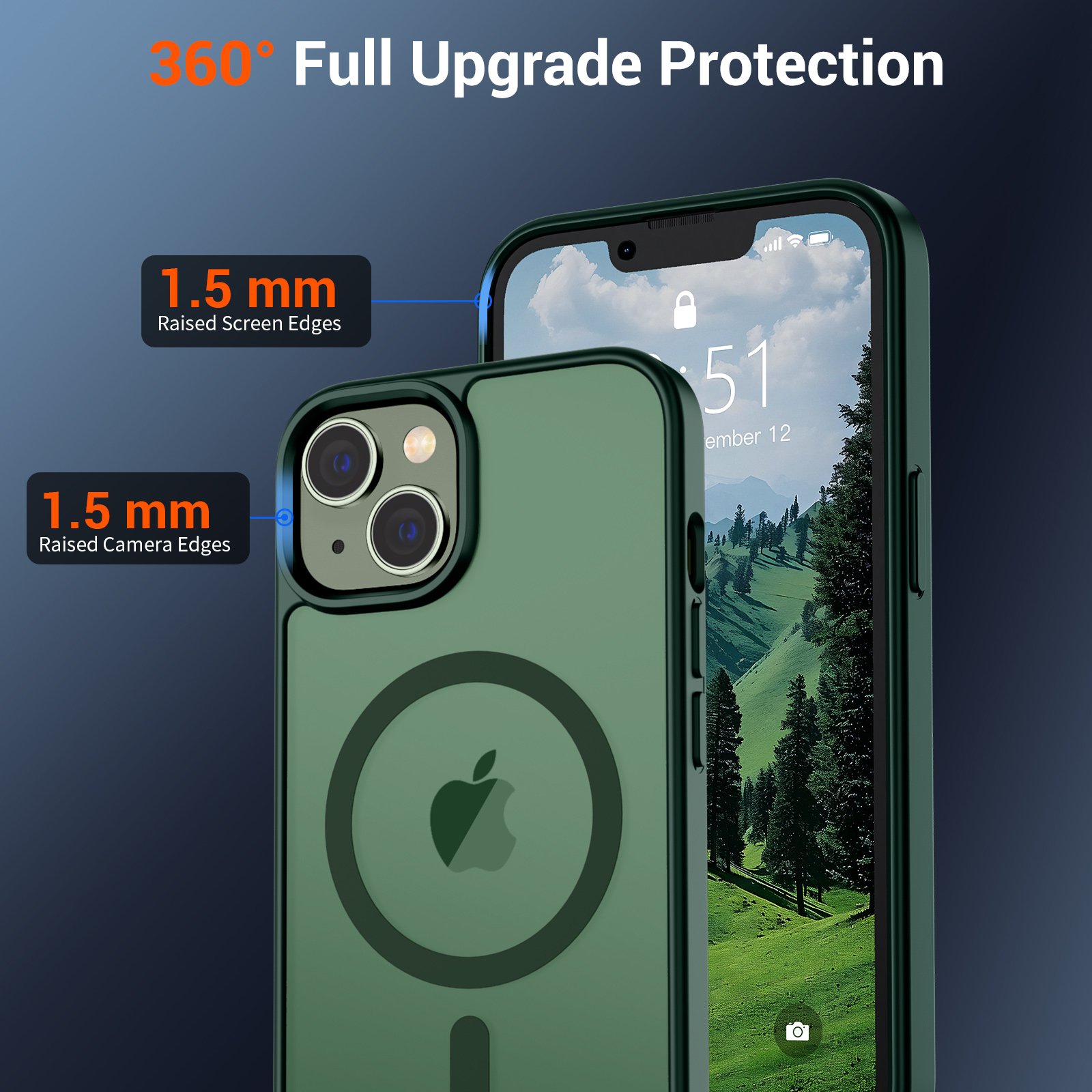 iPhone Case 13 -14 green - 图片 4