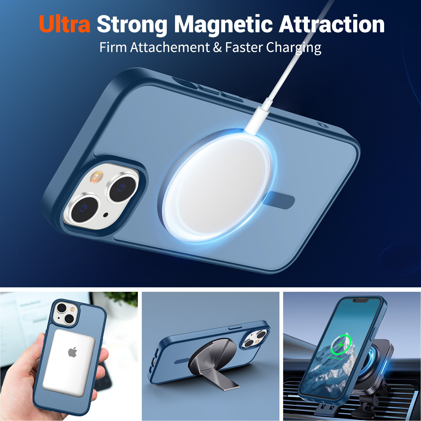 iPhone Case 13-14 blue - 图片 4