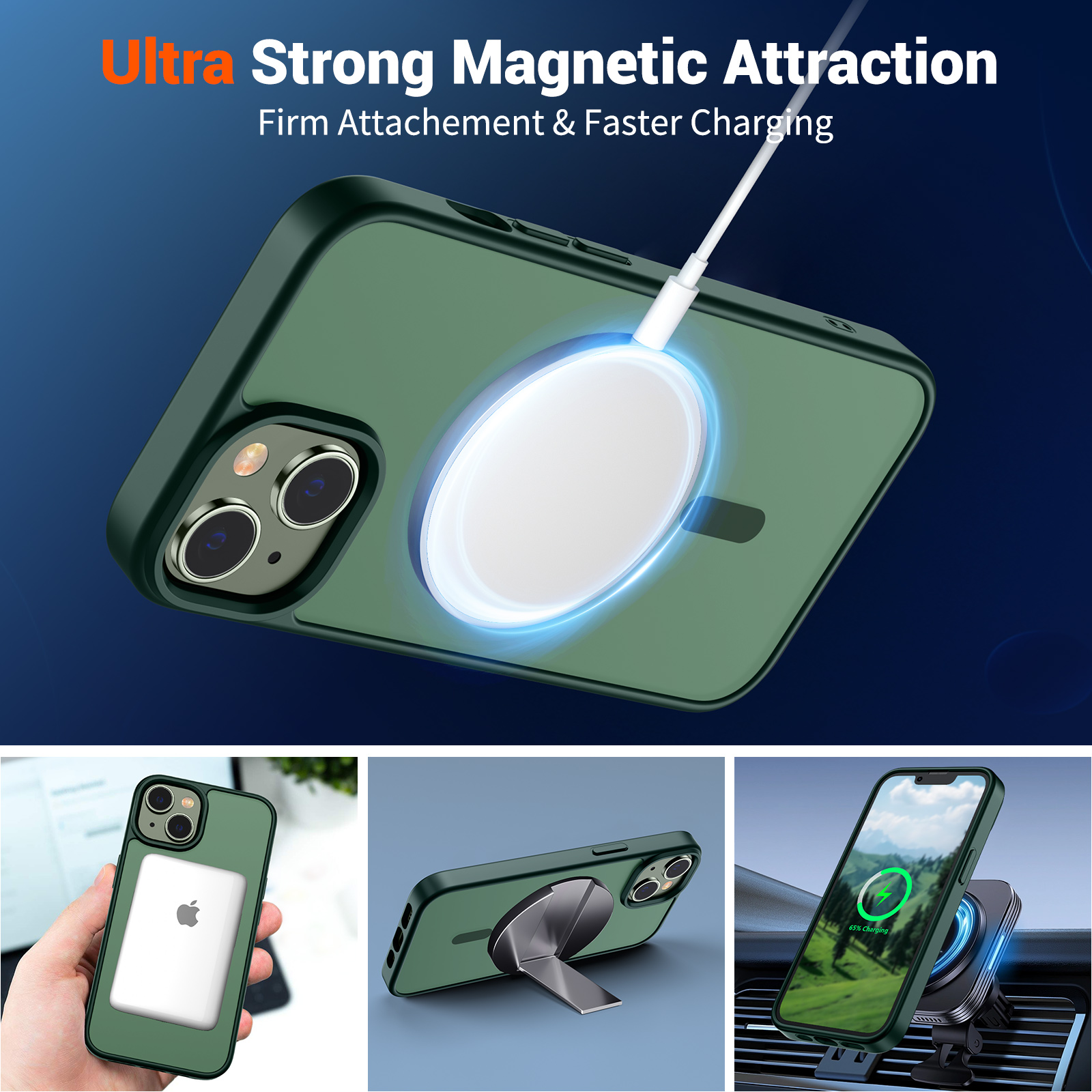 iPhone Case 13 -14 green - 图片 3